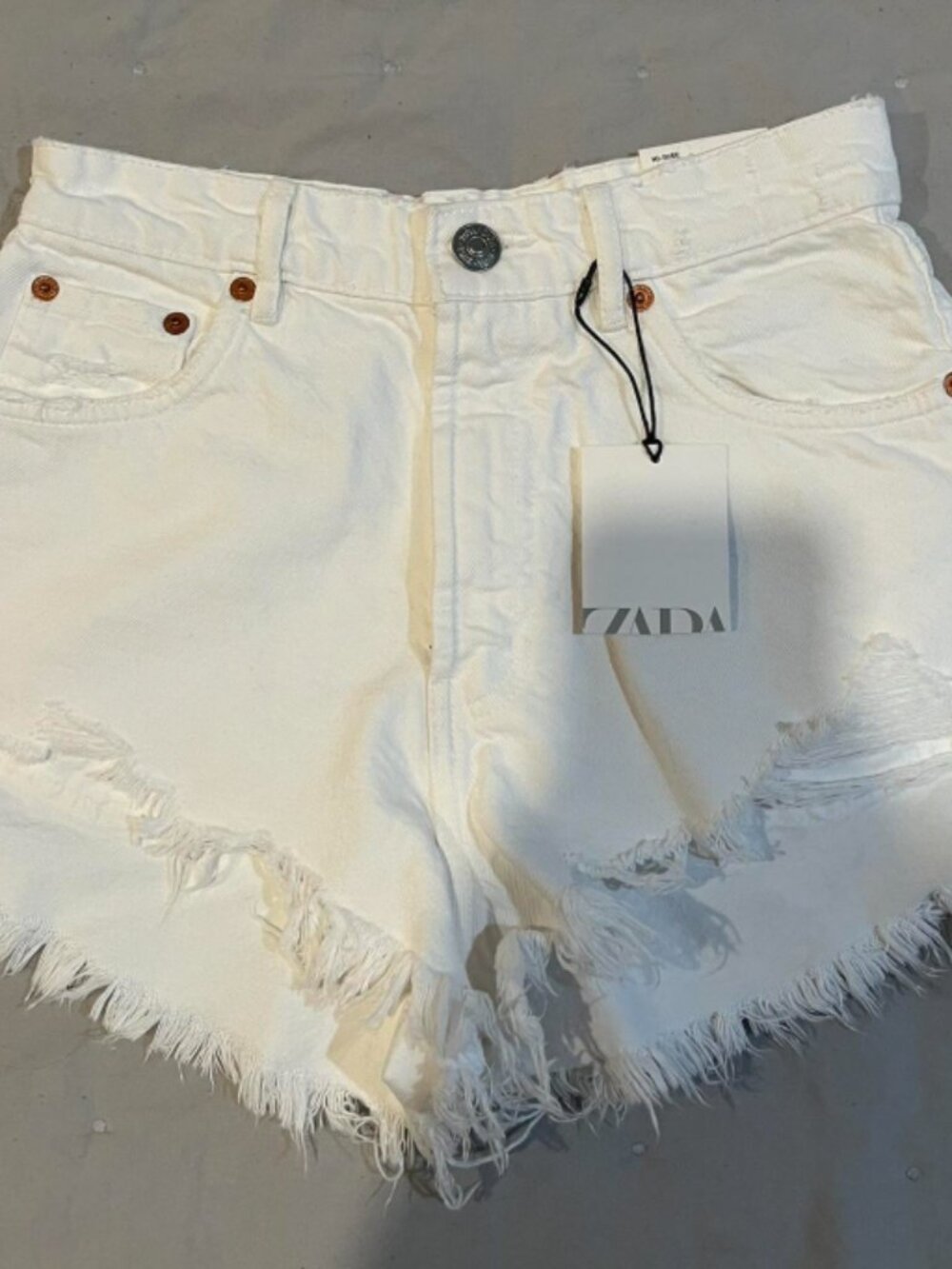 Zara Women's White Shorts